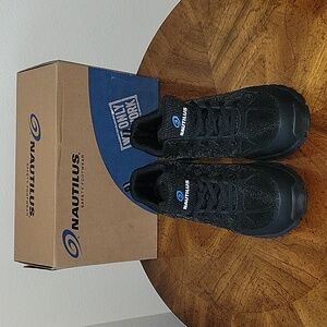 Nautilus Spark EH Carbon Nano-Fiber Safety Toe Mens Black Work Shoes, 11 MED(D)